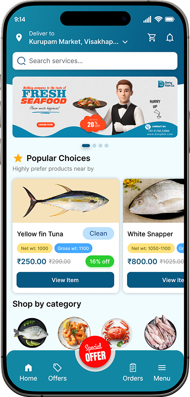Donyfish Sea food Screen